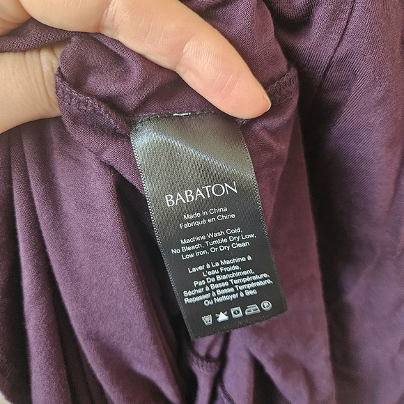 Aritzia Babaton Jaco Dress Deep Purple Size Small - Picture 6 of 7